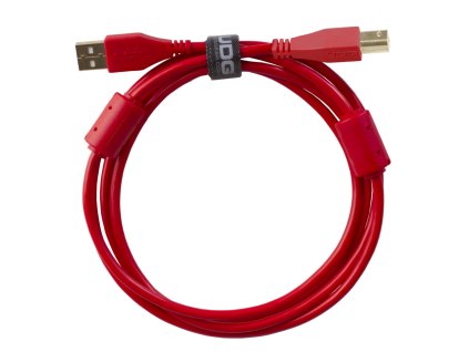 Ultimate Audio Cable USB 2.0 A-B Red Straight 1m