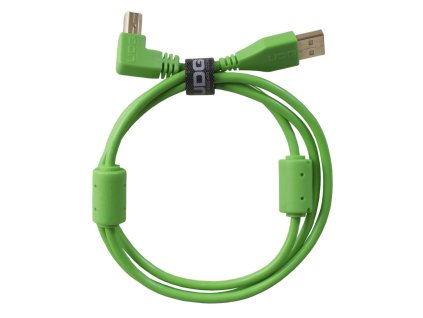 Ultimate Audio Cable USB 2.0 A-B Green Angled 3m