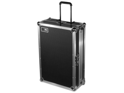 Ultimate Flight Case Multi Format XXL Silver Plus (Laptop Shelf, Trolley + Wheels)