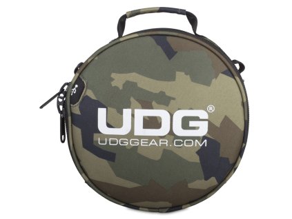 Ultimate Digi Headphone Bag Black Camo, Orange inside