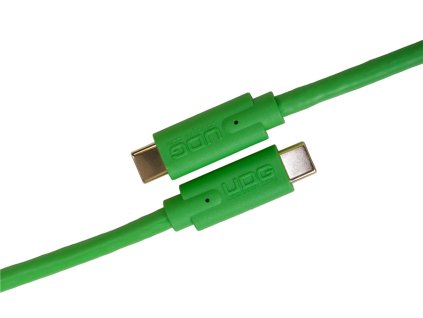 NUDG951 UDG Ultimate Audio Cable USB 3.2 C C Green Straight 1,5m 01
