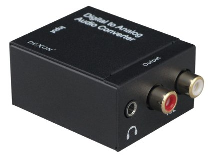DEXON NS 71 konvertor S/PDIF Coaxial + TOS-Link / RCA audio