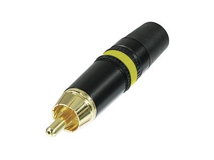 2072042 rean av nys373 4 cinch konektor zastrcka rovna polu 2 cerna zluta 1 ks