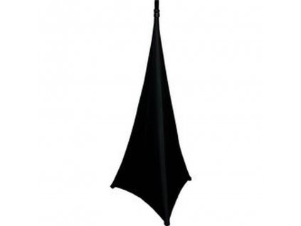 Vonyx Návlek na stojan, 120 cm, černý, 2-stranný