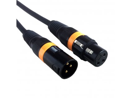Accu - Cable AC-DMX3/1,5 3 p. XLRm/3 p. XLRf 1,5m DMX