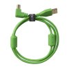 Ultimate Audio Cable USB 2.0 A-B Green Angled 1m