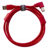 Ultimate Audio Cable USB 2.0 A-B Red Angled 1m