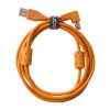 Ultimate Audio Cable USB 2.0 A-B Orange Angled 1m