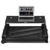 Ultimate Flight Case Multi Format XXL Black Plus (Laptop Shelf, Trolley + Wheels)
