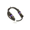 Accu - Cable AC-DMX3/0,5 3 p. XLRm/3 p. XLRf 0,5m DMX