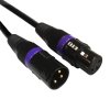 Accu - Cable AC-DMX3/0,5 3 p. XLRm/3 p. XLRf 0,5m DMX