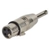 Accu-Cable AC-A-XF3/J6M XLR3pol F- Jack 6,3 mono