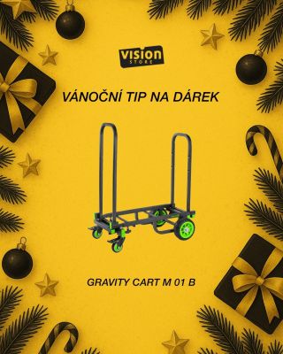 🎄 Vánoční tip na dárek pro techniky 🎁 Gravity Cart M 01 B – když potřebuješ mít techniku rychle, bezpečně a bez zbytečného...