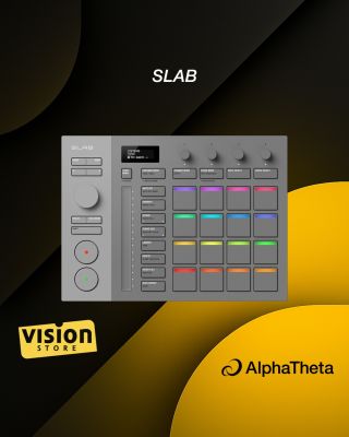🎛️ AlphaTheta SLAB – tvůj nový hardware pro beatmaking i live performance 🎶 SLAB je první dedikovaný MIDI pad kontroler...