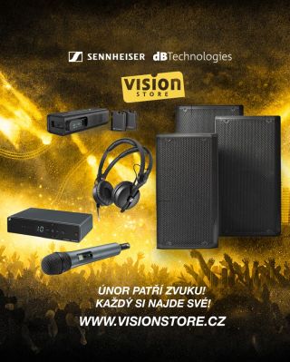 🟡⚫ ÚNOROVÝ VÝBĚR: Sennheiser & dB Technologies Únor patří zvuku! Připravili jsme pro vás výběr toho nejlepšího z portfolia...