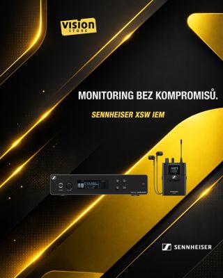 🎧 Slyš se přesně. Hraj sebejistě. Objev Sennheiser XSW IEM – bezdrátový in-ear monitoring, který ti dá kontrolu nad každým...