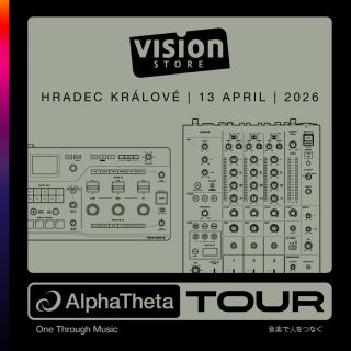 Zveme vás na exkluzivní workshop AlphaTheta Tour!🎵 Přijďte se seznámit s nejnovějšími produkty od AlphaTheta a objevte...