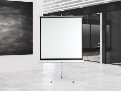 Projekční plátno Aveli stativ, 130x130 (1:1) 72"