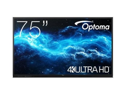 Optoma 3752RK IFPD 75" -  interaktivní dotykový, 4K UHD, multidotyk 40prstu, Android 11, 4GB RAM/ 32GM ROM,