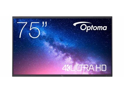 Optoma 5753RK IFPD 75" - interaktivní dotykový, 4K UHD, multidotyk 40prstu, Android 13,  8GB RAM / 64GB ROM
