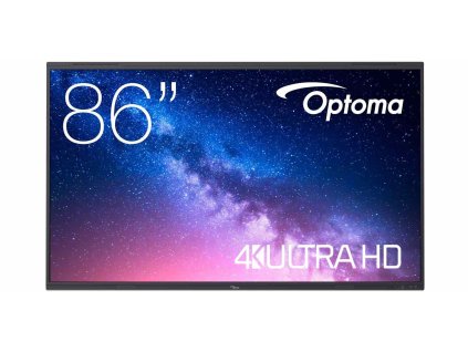 Optoma 5863RK IFPD 86" -  interaktivní dotykový, 4K UHD, multidotyk 40prstu, Android 13, 8GB RAM/ 64GB ROM