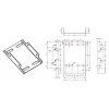 TM ST2 dimensions wall plate