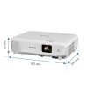 EPSON projektor EB-W53, WXGA, 16.000:1, HDMI, USB, REPRO 2W