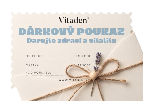 Darujte zdraví a vitalitu: Dárkové poukazy Vitaden