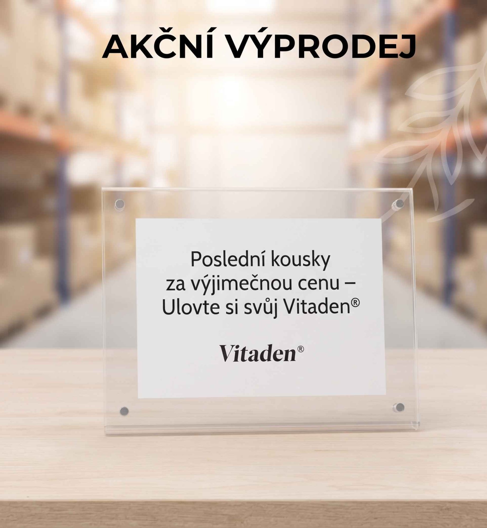 Poslední kousky za výjimečnou cenu: Udělejte si radost a ušetřete
