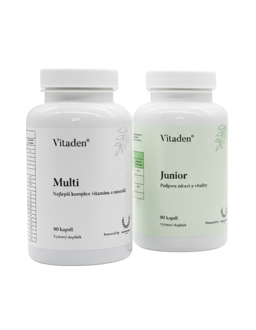 Vitaden Rodinný balíček imunity (Multi pro dospělé + Junior pro děti)