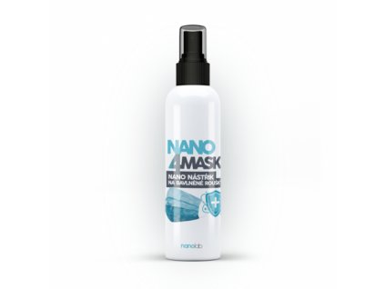 NANO 4MASK nástřik nanostříbra na bavlněné roušky 200 ml