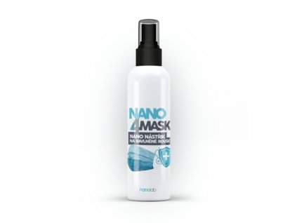 NANO 4MASK nástřik nanostříbra na bavlněné roušky 100 ml