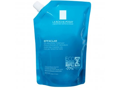 LA ROCHE POSAY Effaclar Čisticí pěnící gel pro mastnou pleť – náhradní náplň 400 ml