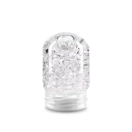 Skleněný modul s drahokamy pro láhev na pití VitaJuwel ViA Diamant, drahokamy diamantové úlomky, diamant, křišťál