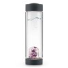 Termoláhev na pití VitaJuwel ViA HEAT Wellness, s drahokamy, ametyst, růženín, křišťál