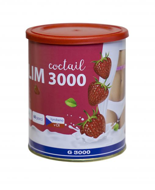 SLIM 3000 COCTAIL příchuť: jahoda