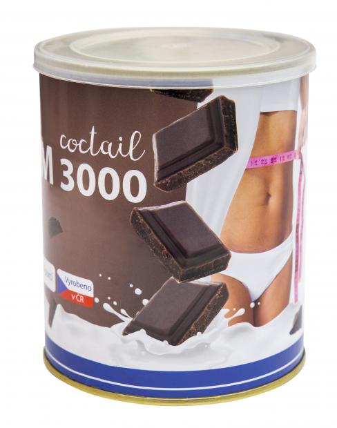 SLIM 3000 COCTAIL příchuť: čokoláda
