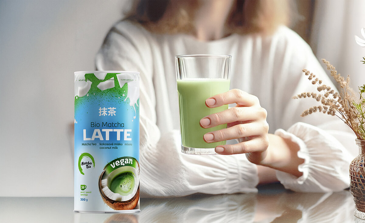 Matcha Tea Matcha Vegan latte BIO