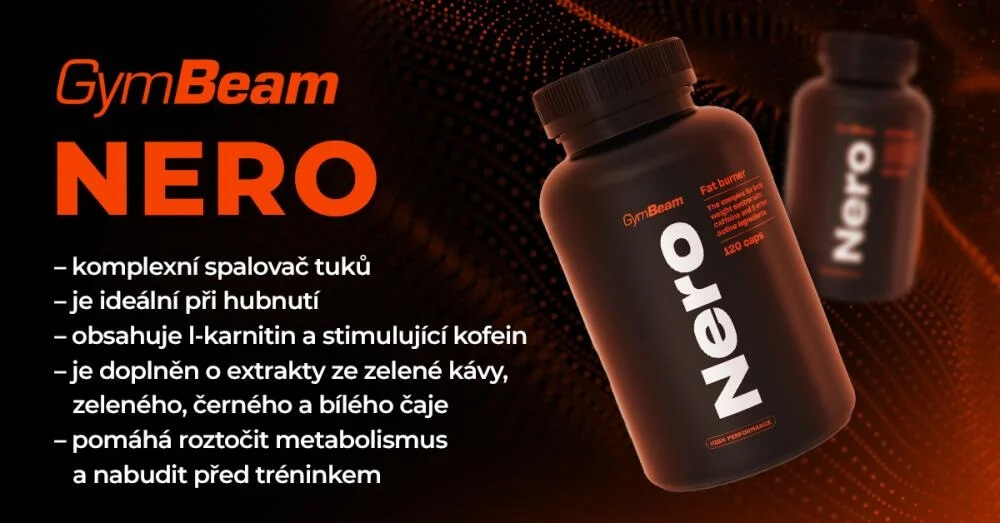 GymBeam Nero 120 kapslí - 3