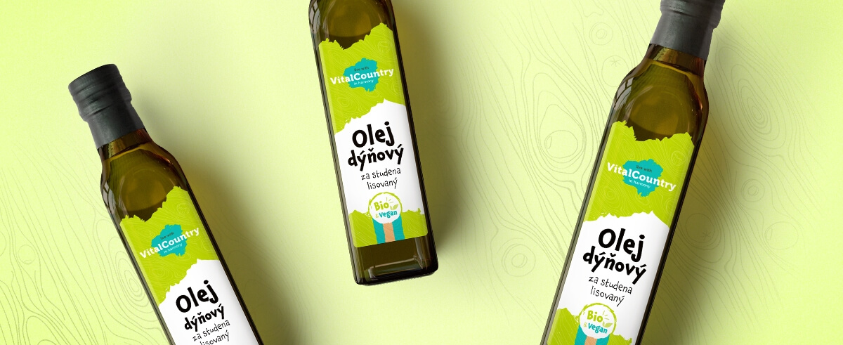 Dýňový olej lisovaný za studena BIO