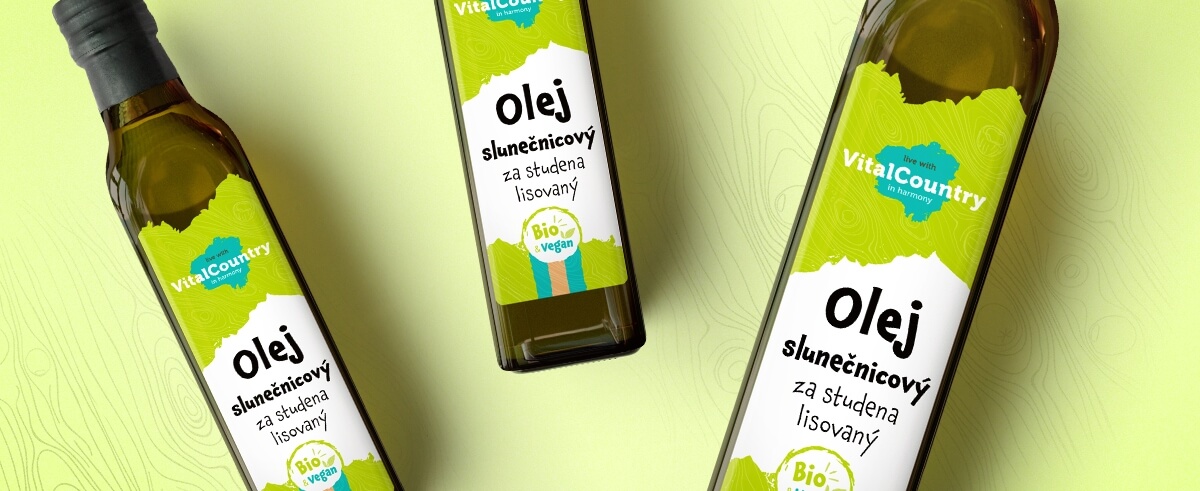 Slunečnicový olej lisovaný za studena BIO