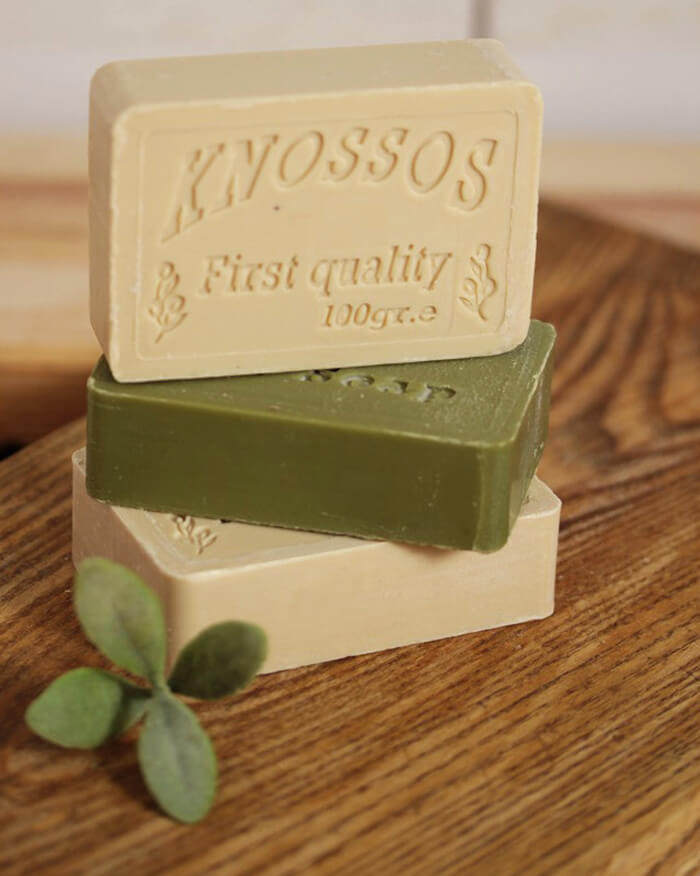 Knossos Přírodní olivové mýdlo s olivovými listy 100 g - Vital Country