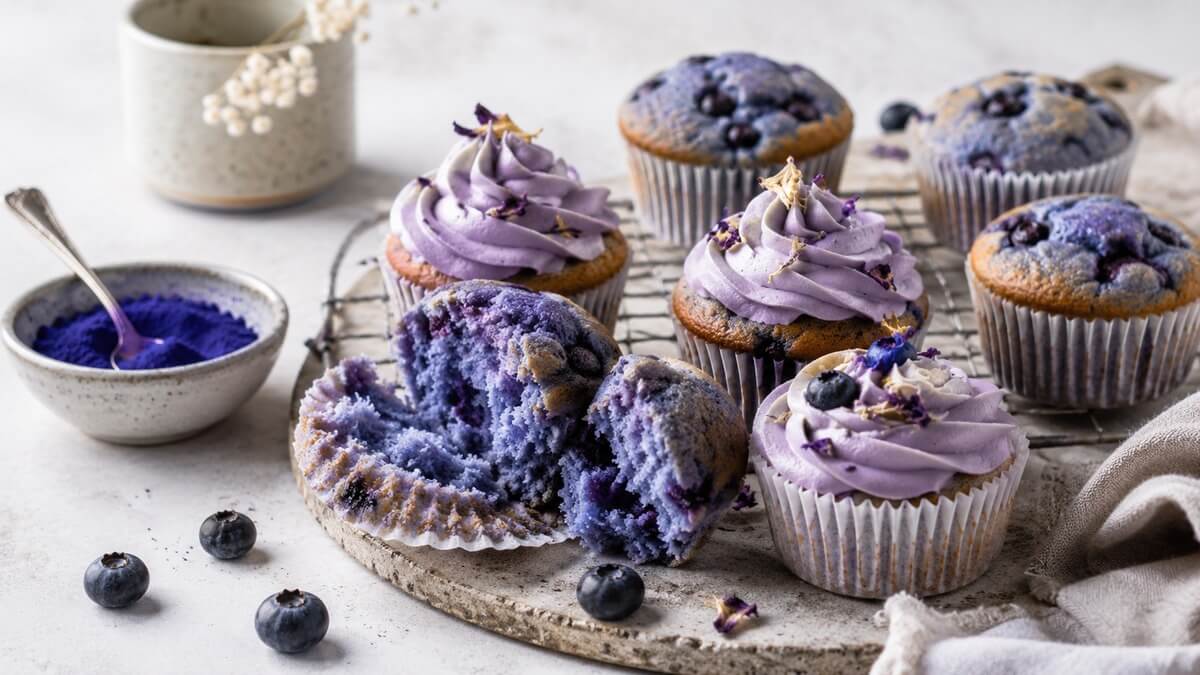 Butterfly Pea Powder Pečení