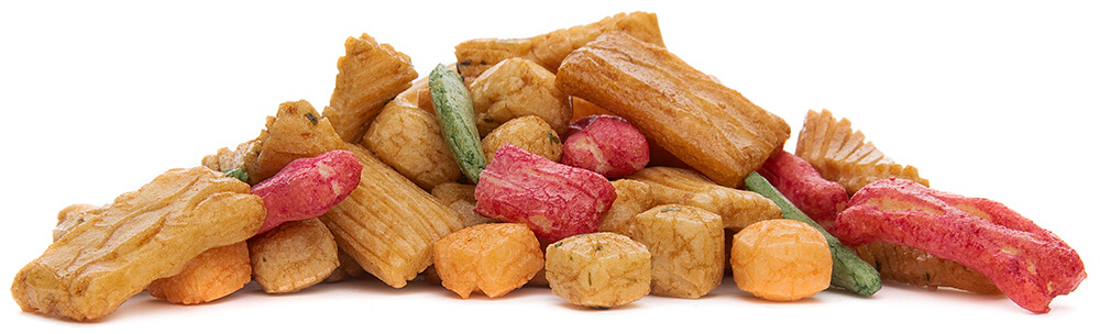 Japonská směs crackery - z boku