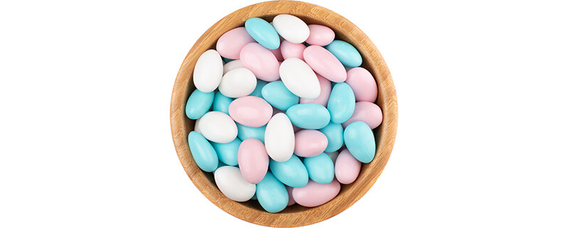 Mandlové konfety mix 3