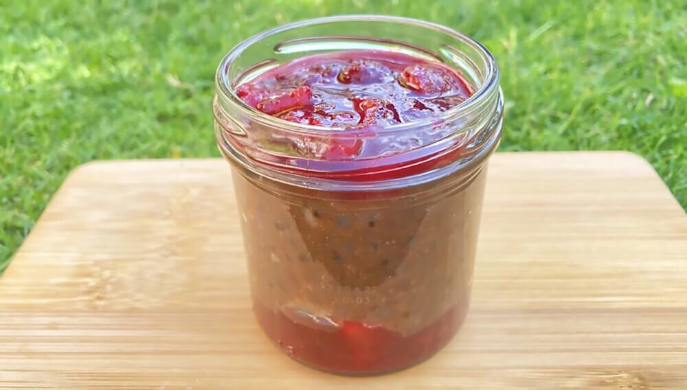 Tapiokový dezert čokoláda a višeň