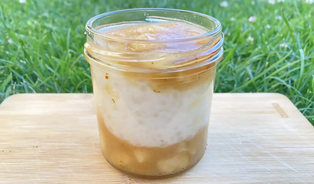 Tapiokový dezert hruška