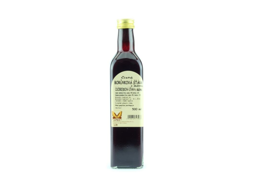 Borůvková šťáva s dužinou 500 ml