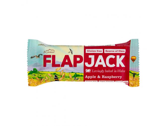 Flapjack Wholebake ovesný malina jablečná šťáva 80g