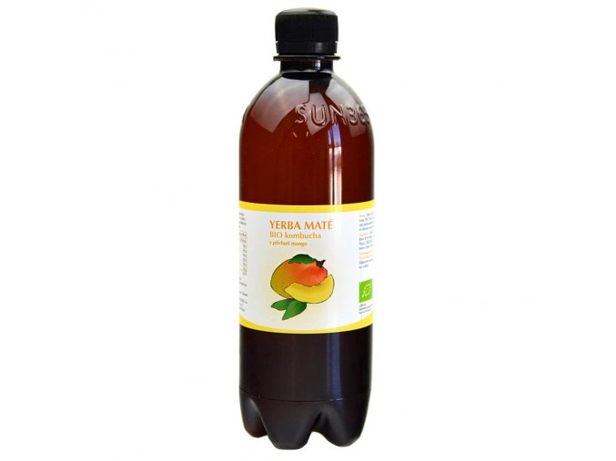 Kombucha YERBA MATÉ mango BIO 500ml